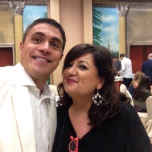 con Moreno Morello, raccolta fondi per il VIMM, 2015